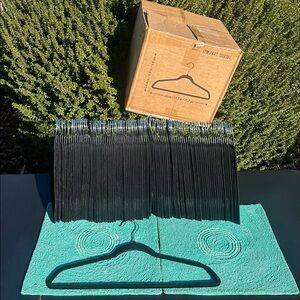 Black Velvet Hangers-heavy duty-set of 96 counts-brand new-originally packed